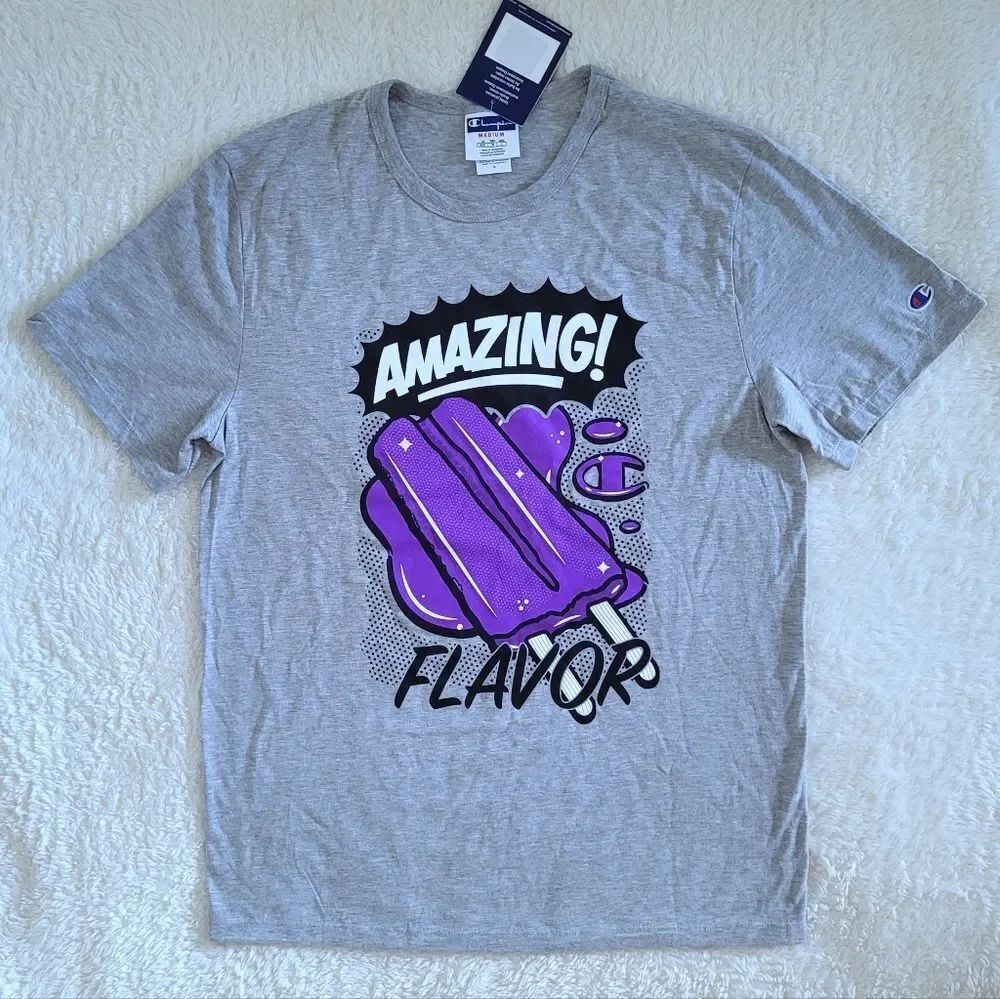 Champion🏆 Favor Vs. Flavored Popsicle Graphic Tee👕 -  NWT